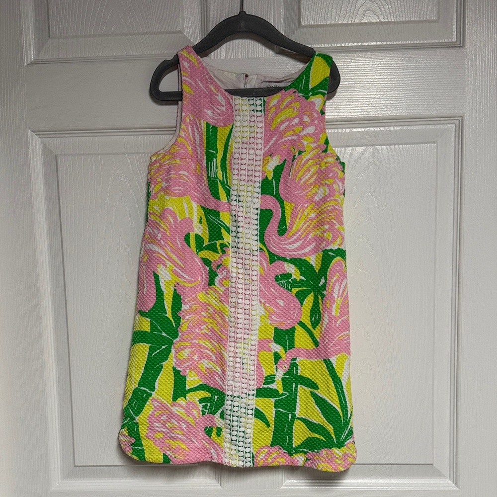 Lilly Pulitzer Pink and Green Kids Dress